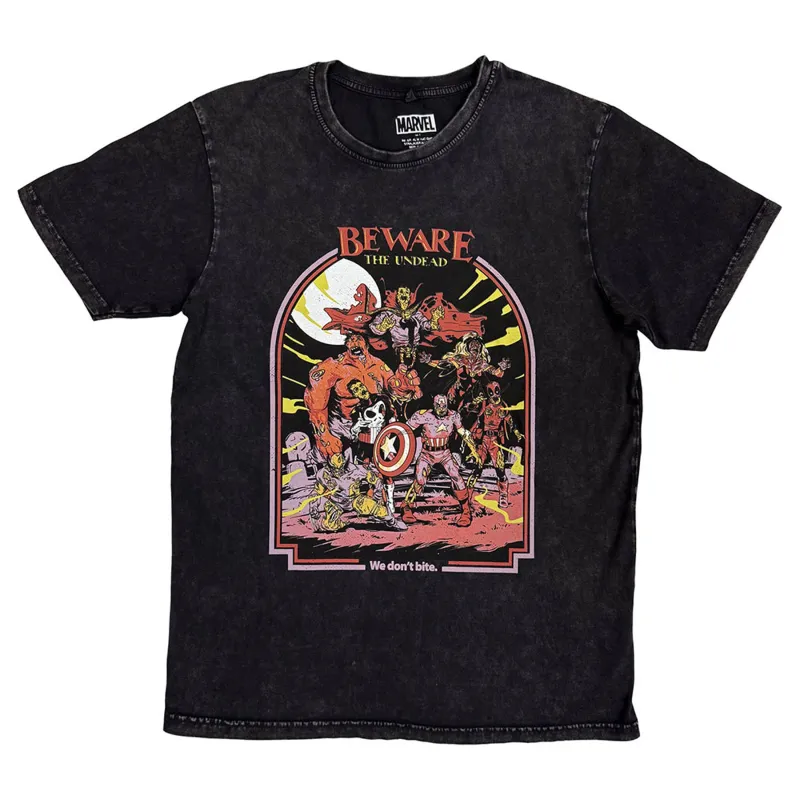 Marvel Comics We Dont Bite Stone Wash T Shirt sold by Paradiso Clothing