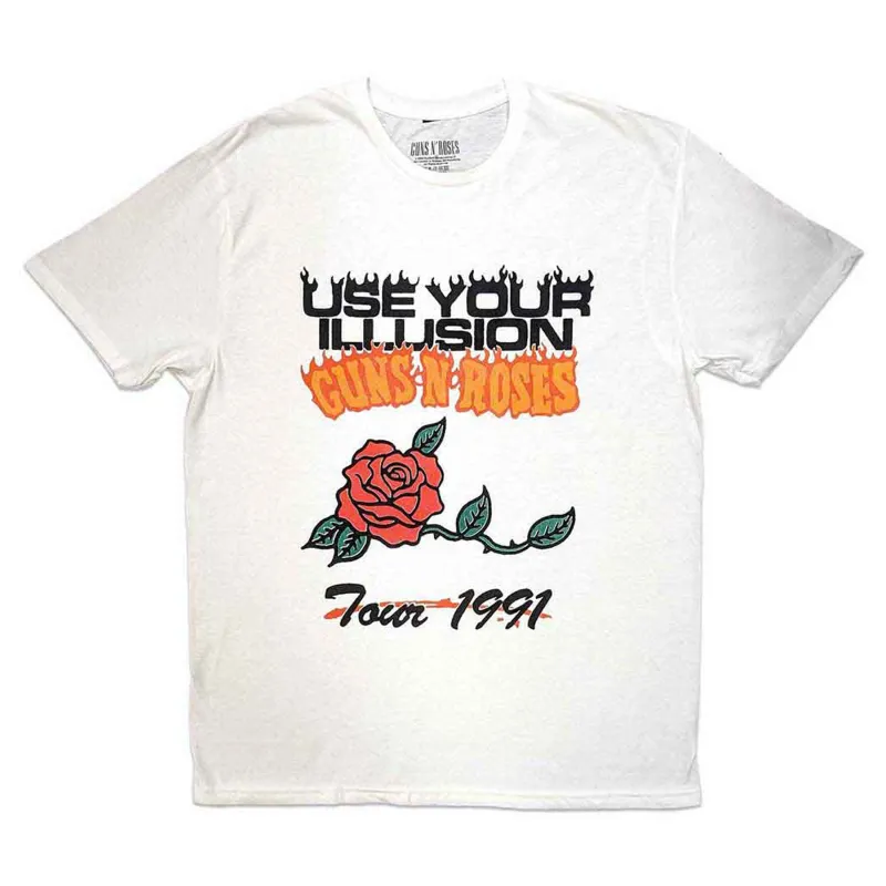 Guns N Roses Use Your Illusion Tour 1991 T Shirt sold by Paradiso Clothing