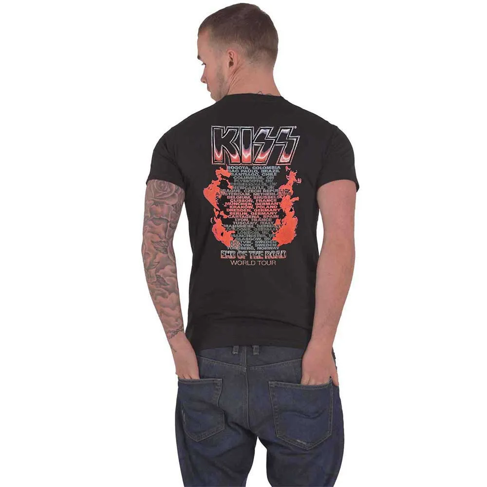 KISS End Of The Road Tour T Shirt sold by Paradiso Clothing product image thumbnail 2