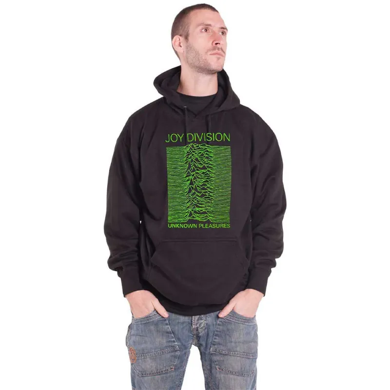 Joy Division Unknown Pleasures Pullover Hoodie made by Paradiso Clothing