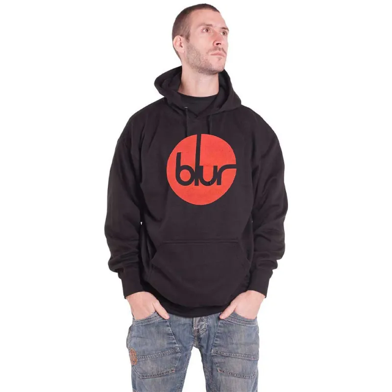 Blur Circle Band Logo Pullover Hoodie sold by Paradiso Clothing