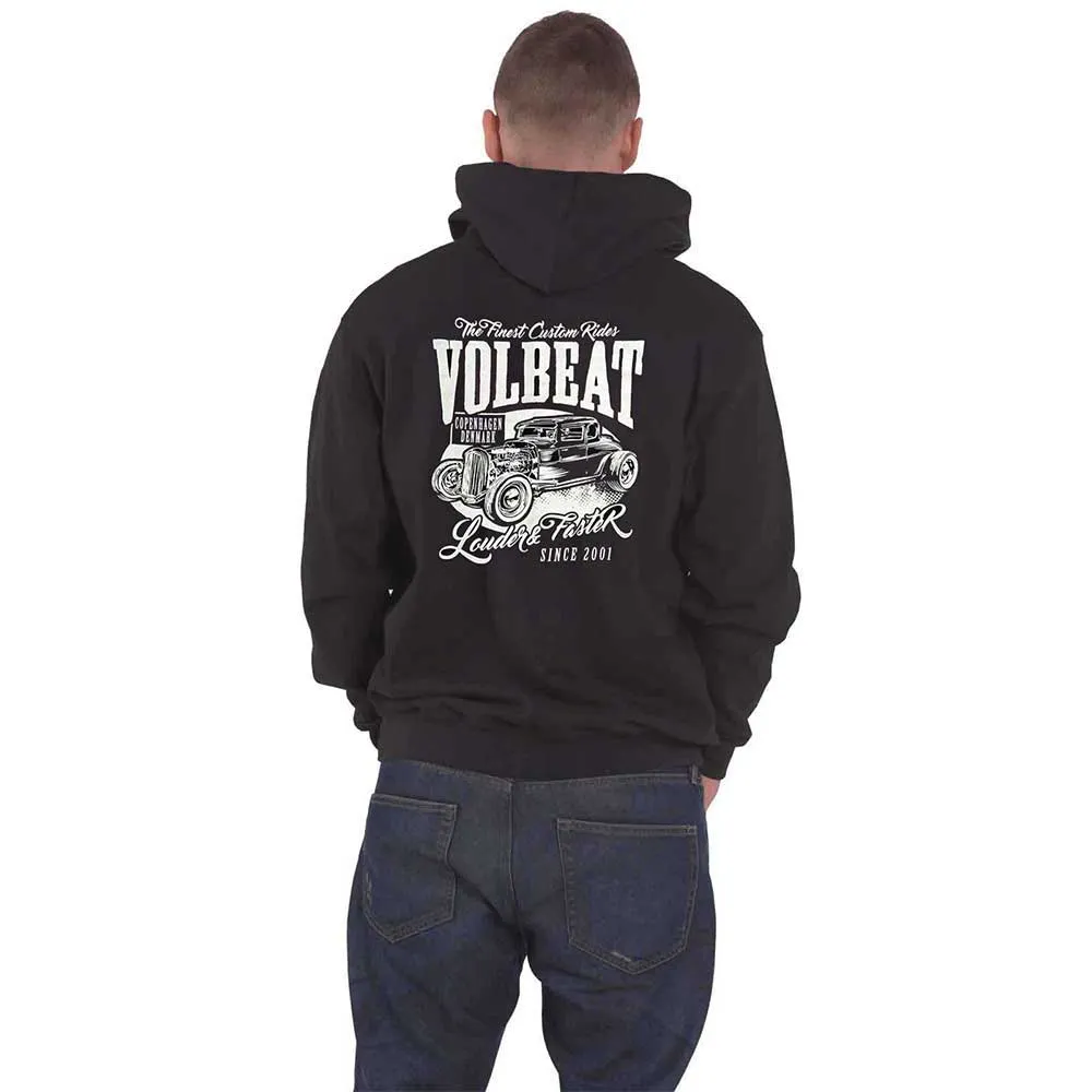 Volbeat Louder and Faster Zipped Hoodie sold by Paradiso Clothing product image thumbnail 2