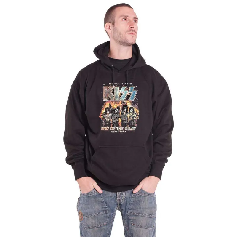 KISS End Of The Road Final Tour Pullover Hoodie sold by Paradiso Clothing