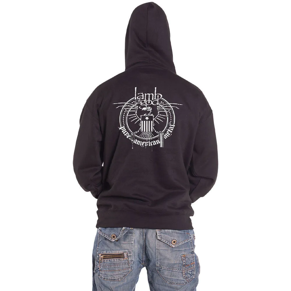 Lamb Of God Skeleton Eagle Pullover Hoodie sold by Paradiso Clothing product image thumbnail 2