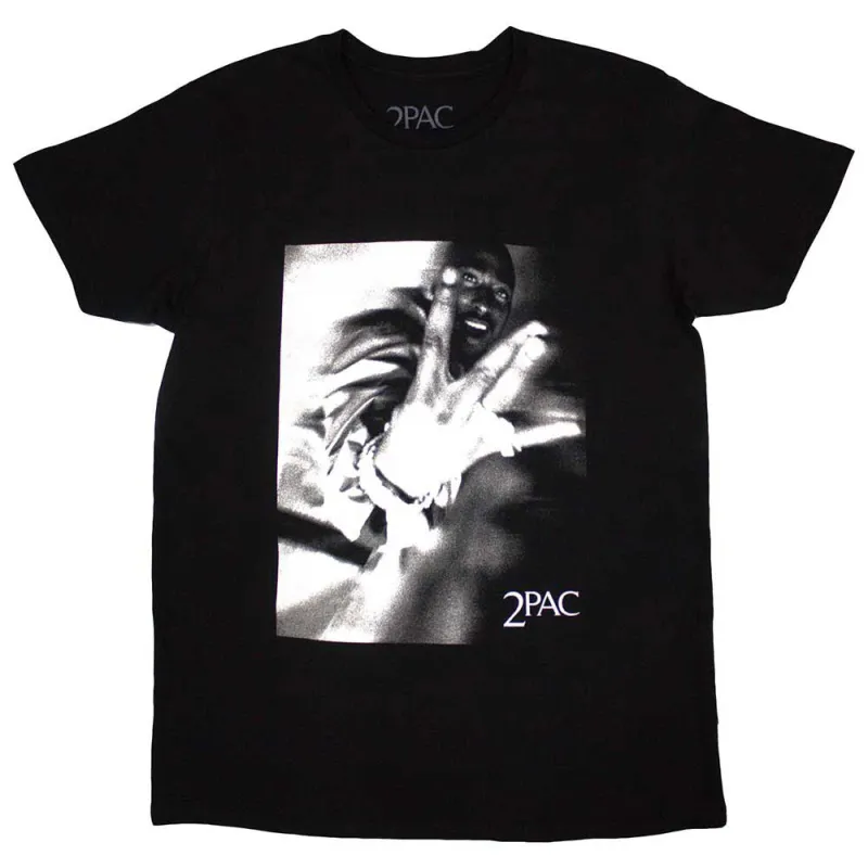 Tupac Fingers Logo T Shirt sold by Paradiso Clothing