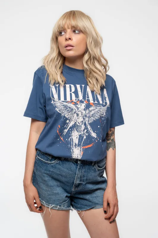 Nirvana In Utero Distressed T Shirt made by NIRVANA