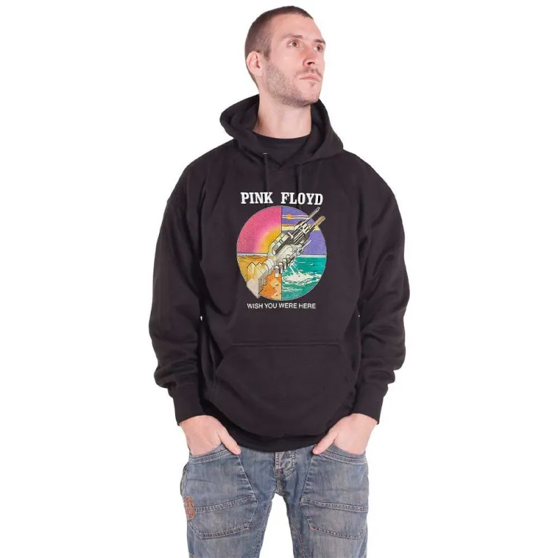 Pink Floyd Wish You Were Here Circle Icons Pullover Hoodie made by Pink Floyd