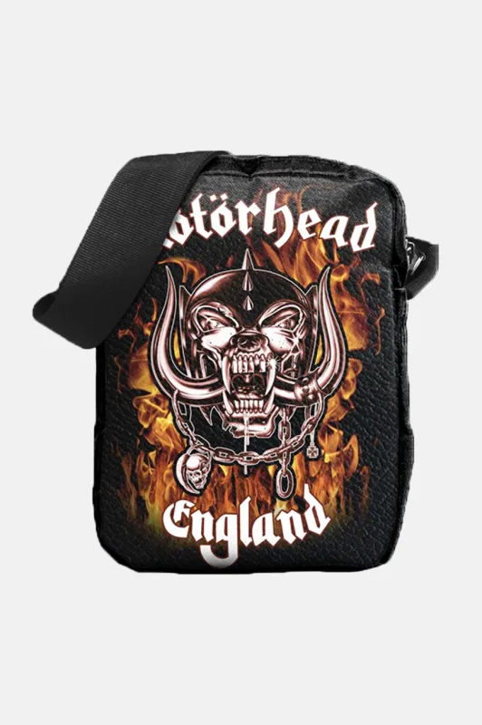 Motorhead England Fire Crossbody Bag sold by Paradiso Clothing