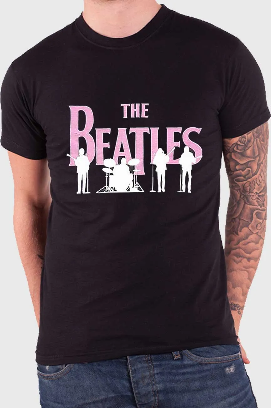 The Beatles Band Silhouettes Hi-Build Logo Tee sold by Paradiso Clothing product image thumbnail 2
