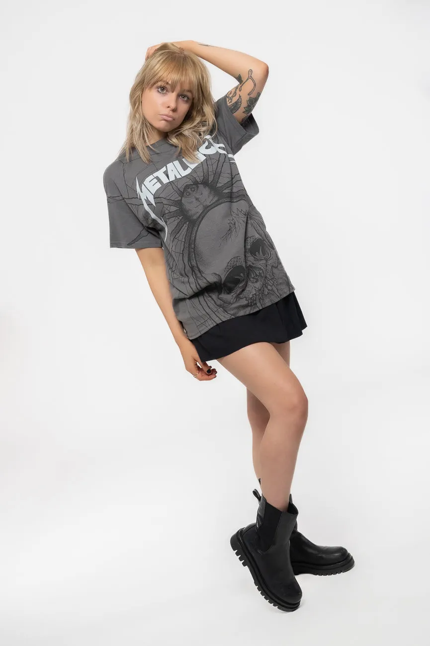 Metallica Spider All over Print T Shirt sold by Paradiso Clothing product image thumbnail 5
