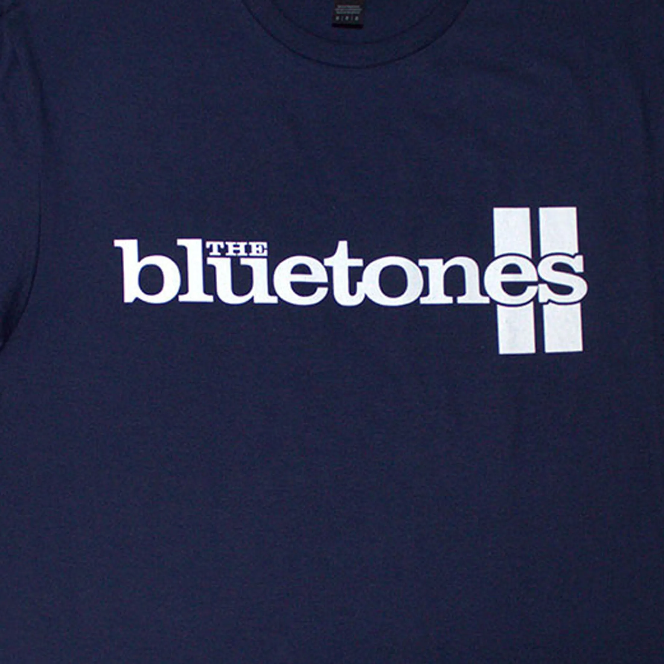 The Bluetones Stripe Band Logo T Shirt sold by Paradiso Clothing product image thumbnail 2