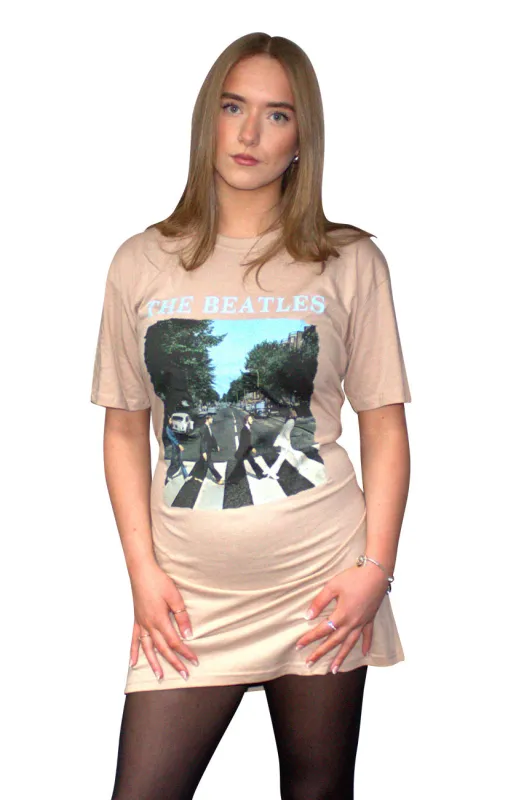 The Beatles Abbey Road And Logo T Shirt Dress made by The Beatles