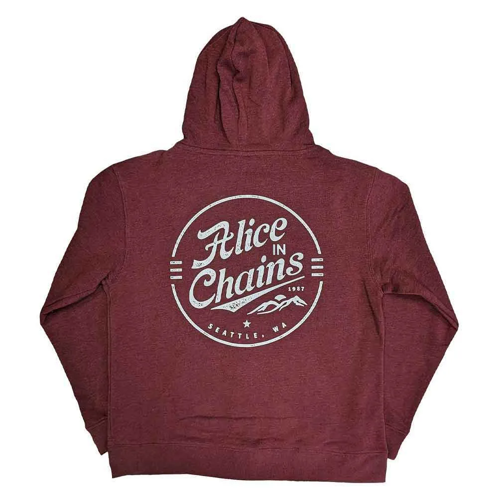 Alice In Chains Circle Emblem Logo Hoodie sold by Paradiso Clothing product image thumbnail 2