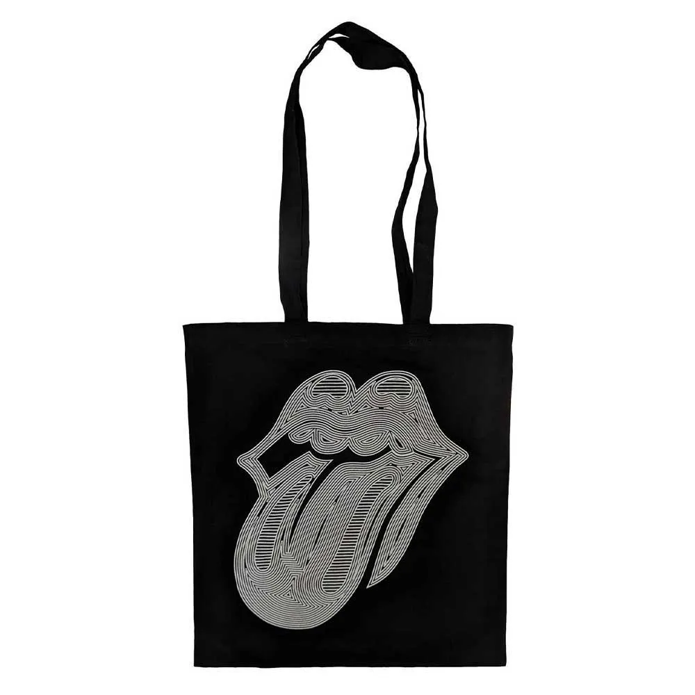 The Rolling Stones Hackney Diamonds Holo Tongue Tote Bag sold by Paradiso Clothing