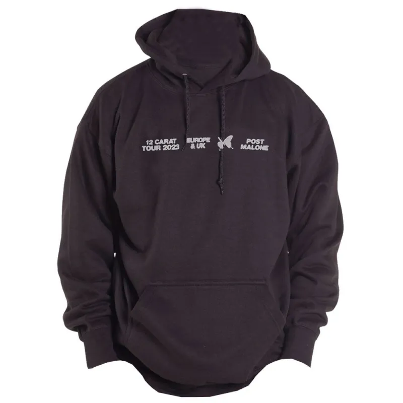 Post Malone Inverse Butterfly Pullover Hoodie made by Paradiso Clothing