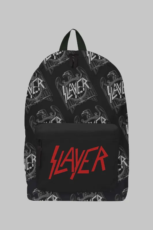 Slayer Logo Repeat Backpack sold by Paradiso Clothing