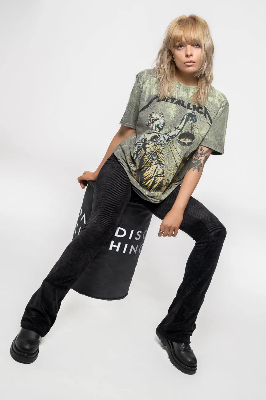 Metallica Justice for all Neon T Shirt sold by Paradiso Clothing product image thumbnail 5