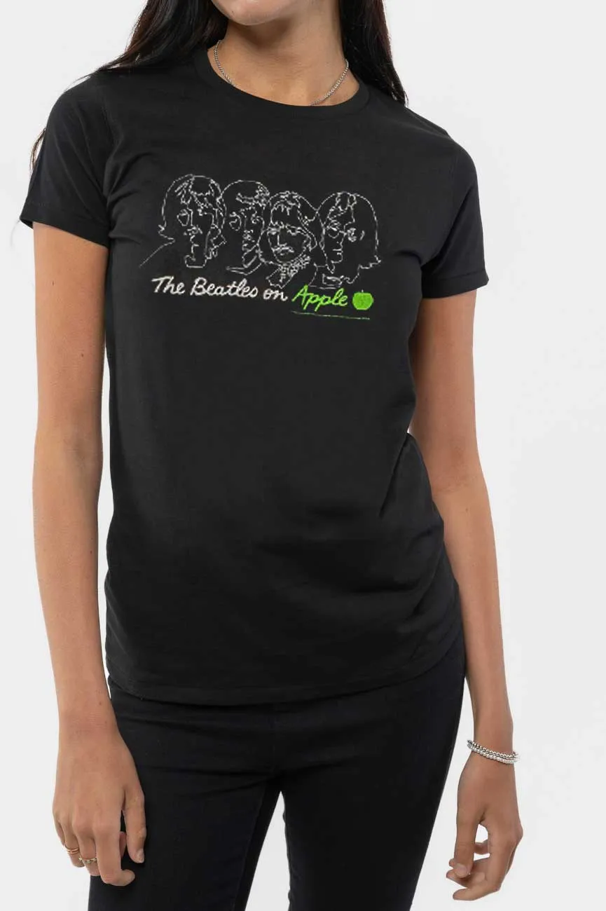 The Beatles On Apple Skinny Fit T Shirt sold by Paradiso Clothing product image thumbnail 2