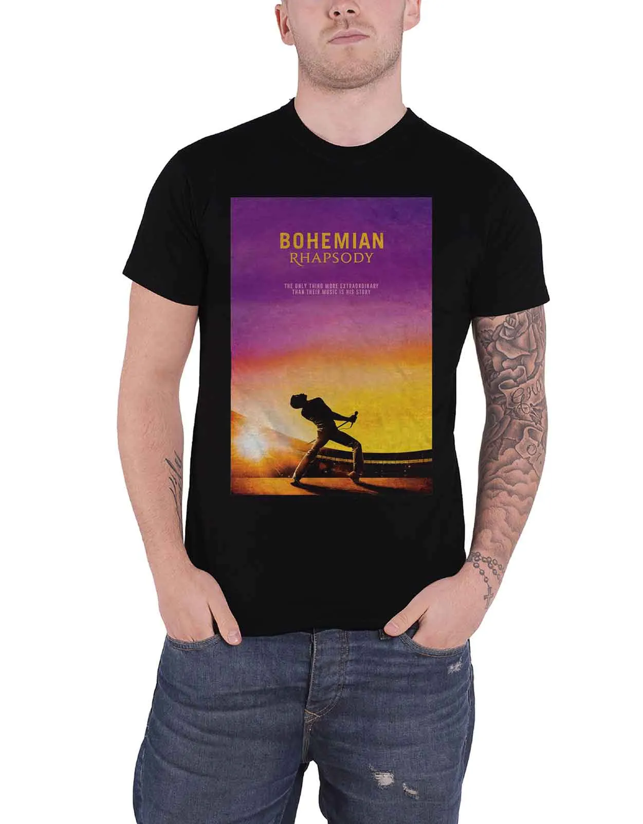 Queen Bohemian Rhapsody Movie Logo T Shirt sold by Paradiso Clothing