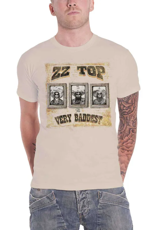 ZZ Top Very Baddest Band Logo T Shirt sold by Paradiso Clothing