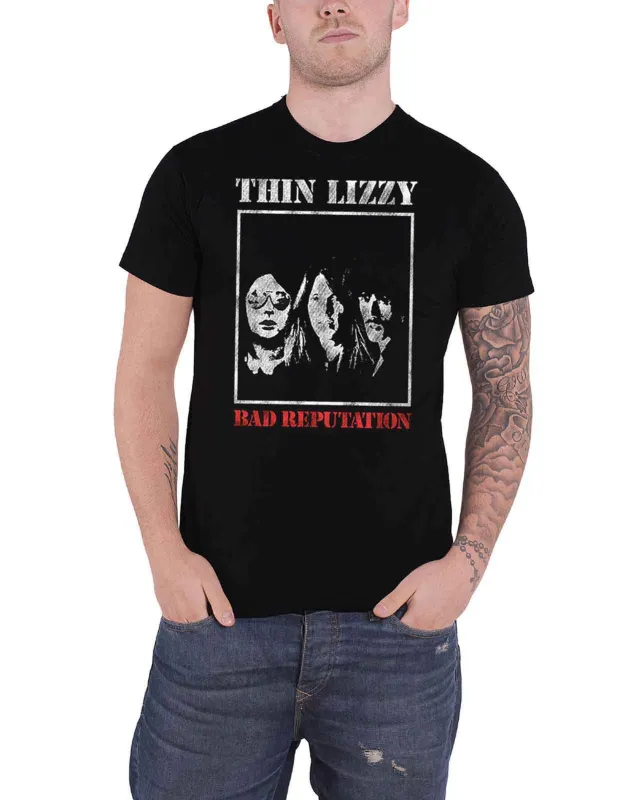 Thin Lizzy Bad Reputation T Shirt made by Paradiso Clothing