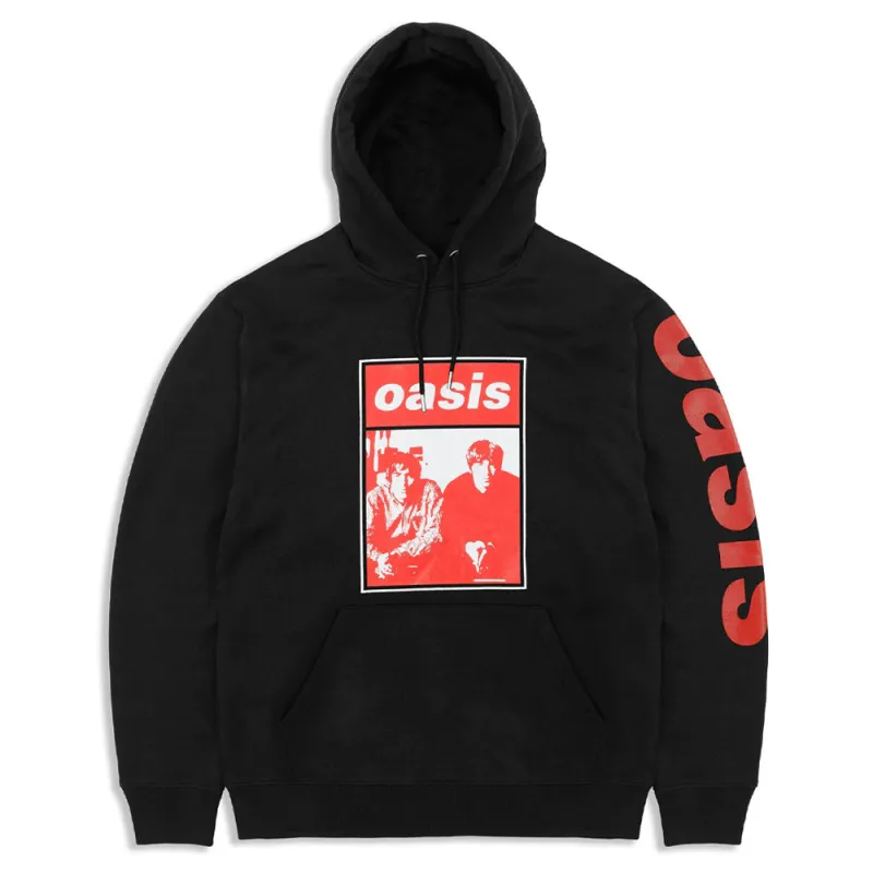 Oasis Wonderwall Two Colour Photo Pullover Hoodie made by Oasis