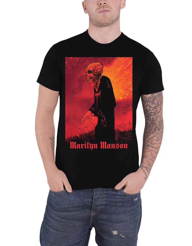 Marilyn Manson Mad Monk T Shirt made by Paradiso Clothing