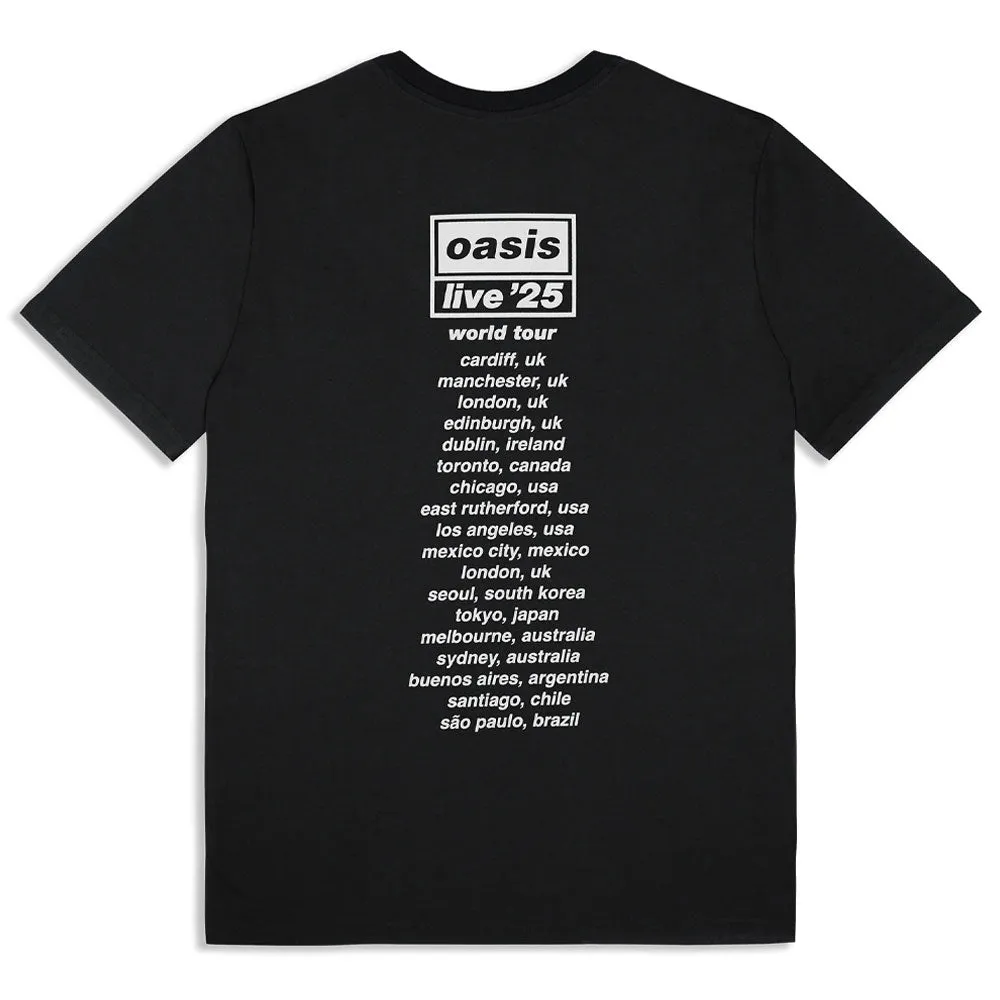 Oasis Wonderwall Live 25 Tour T Shirt sold by Paradiso Clothing product image thumbnail 2