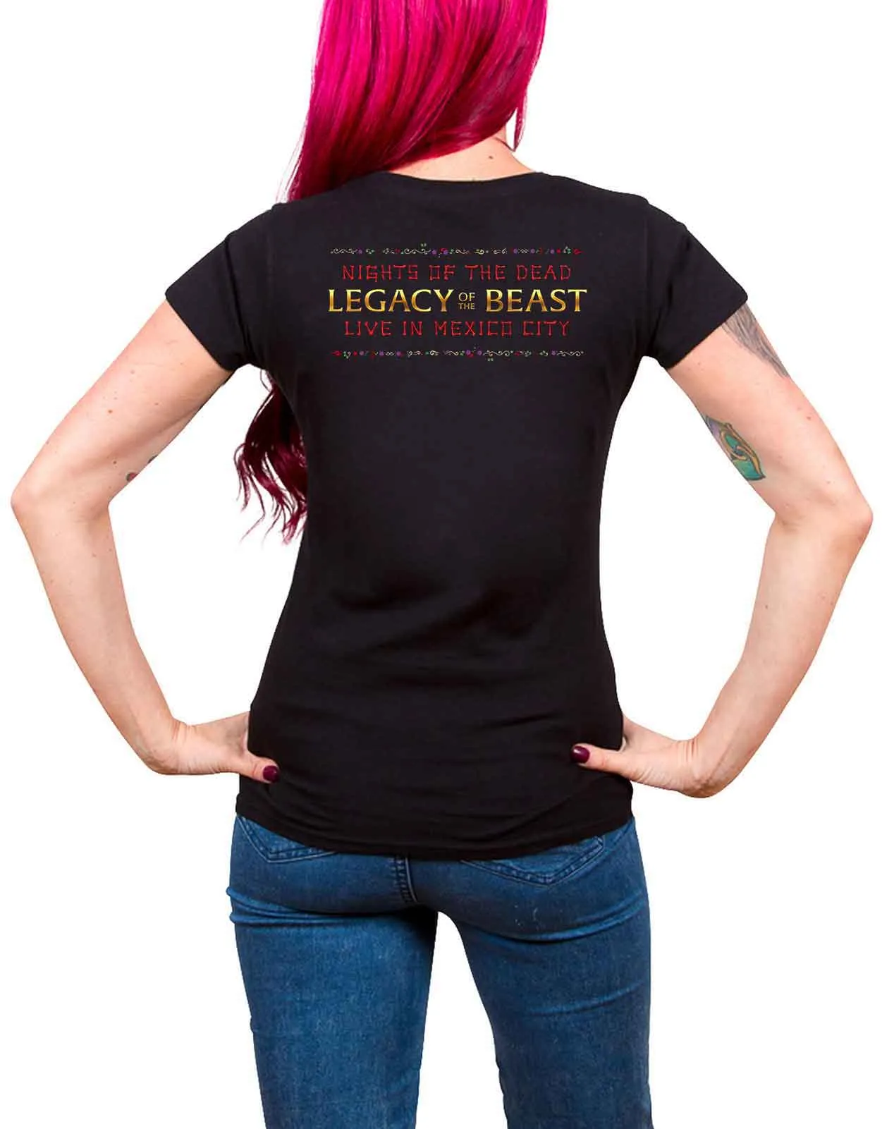 Iron Maiden Legacy of the Beast Skinny Fit T Shirt sold by Paradiso Clothing product image thumbnail 2