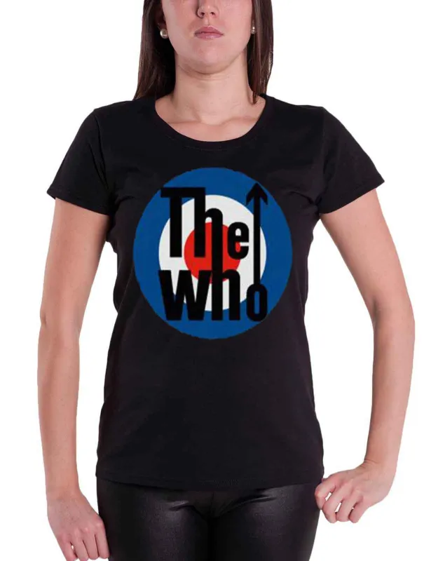The Who Classic Target Logo Skinny Fit T Shirt sold by Paradiso Clothing