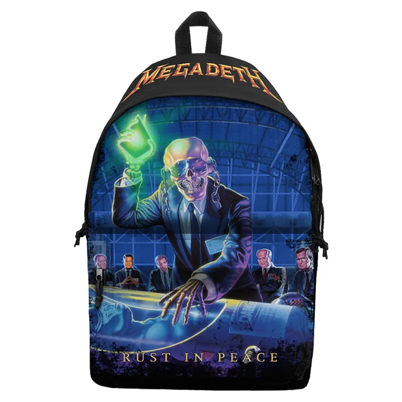 Megadeth Rust In Peace Band Logo Backpack sold by Paradiso Clothing