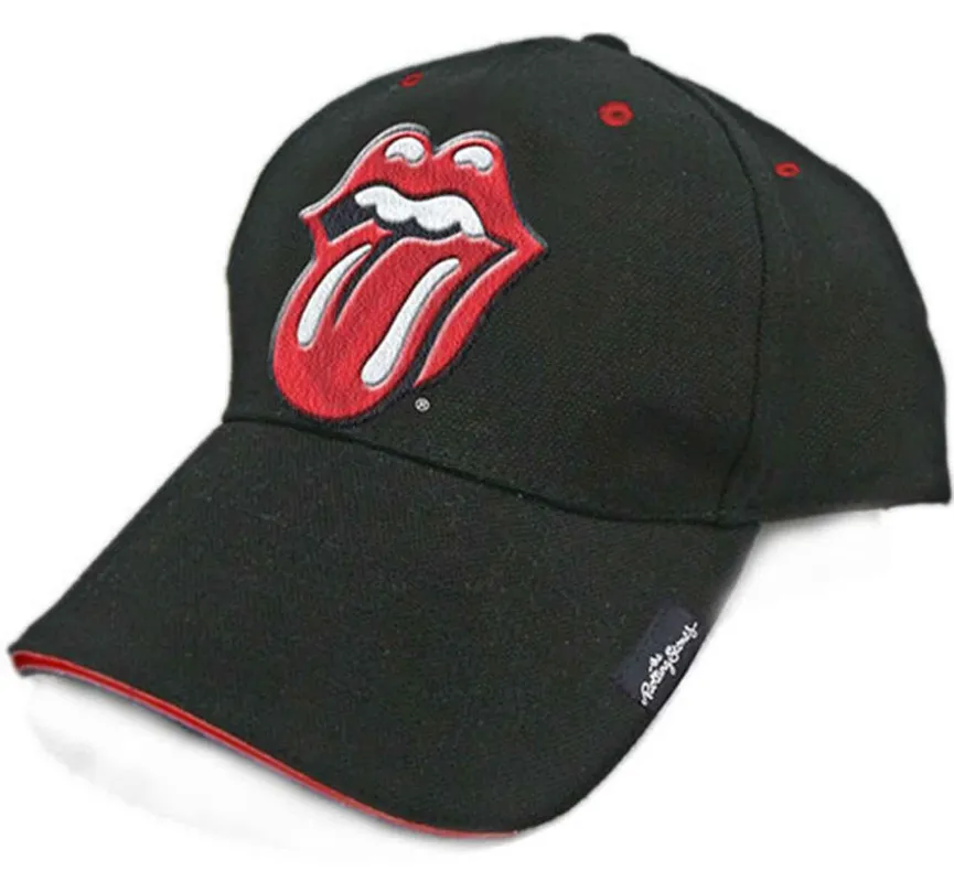 The Rolling Stones Classic Band Logo Tongue Strapback sold by Paradiso Clothing