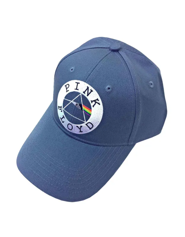 Pink Floyd Circle Logo Denim Blue Strapback sold by Paradiso Clothing