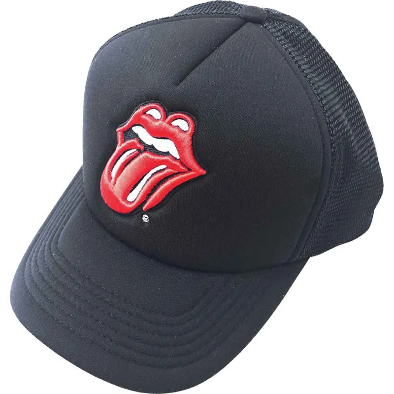 The Rolling Stones Classic Tongue Mesh Trucker made by the Rolling Stones