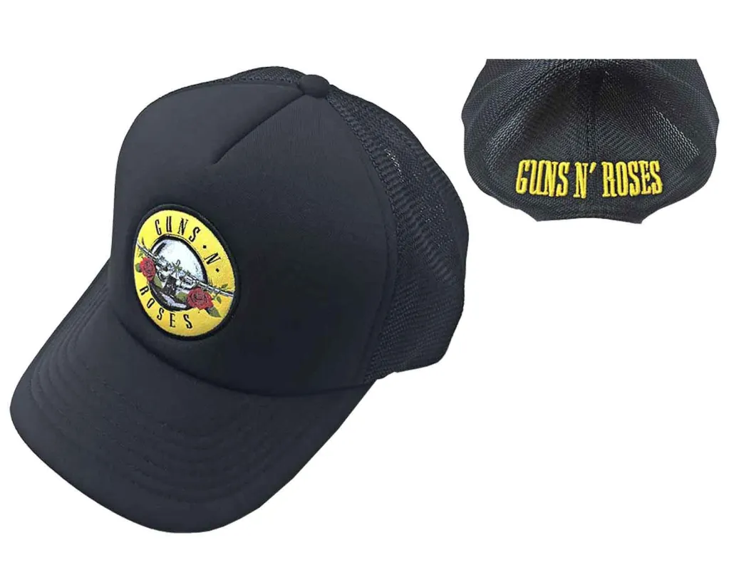 Guns N Roses Classic Band Logo Trucker Baseball Cap sold by Paradiso Clothing