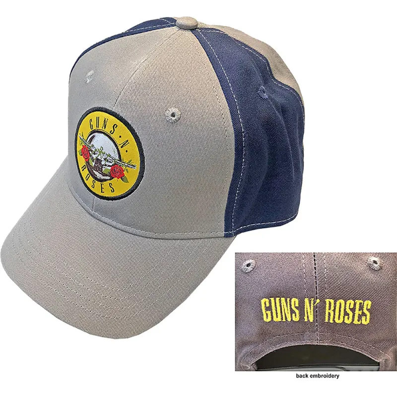 Guns N Roses Circle Band Logo 2 Tone Strapback Baseball Cap sold by Paradiso Clothing