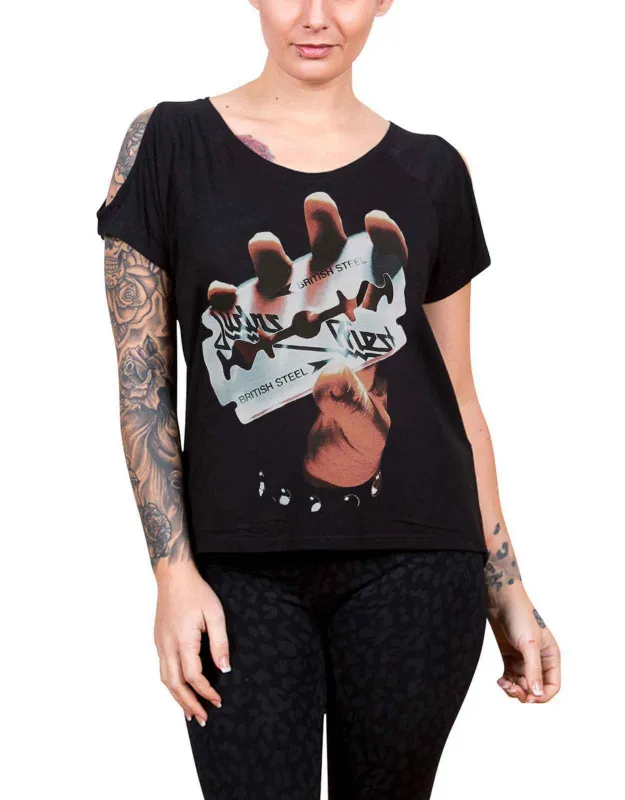 Judas Priest British ST Shirtl Boxy Fit T Shirt made by Paradiso Clothing