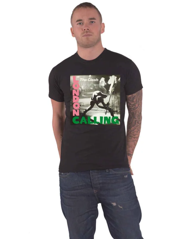The Clash London Calling T Shirt made by Paradiso Clothing