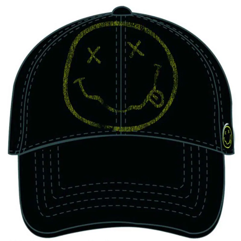 Nirvana Grunge Face Distressed Strapback sold by Paradiso Clothing