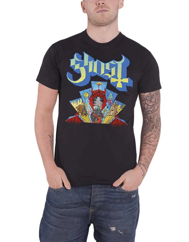 Ghost Devil Stained Glass Window T Shirt made by Paradiso Clothing