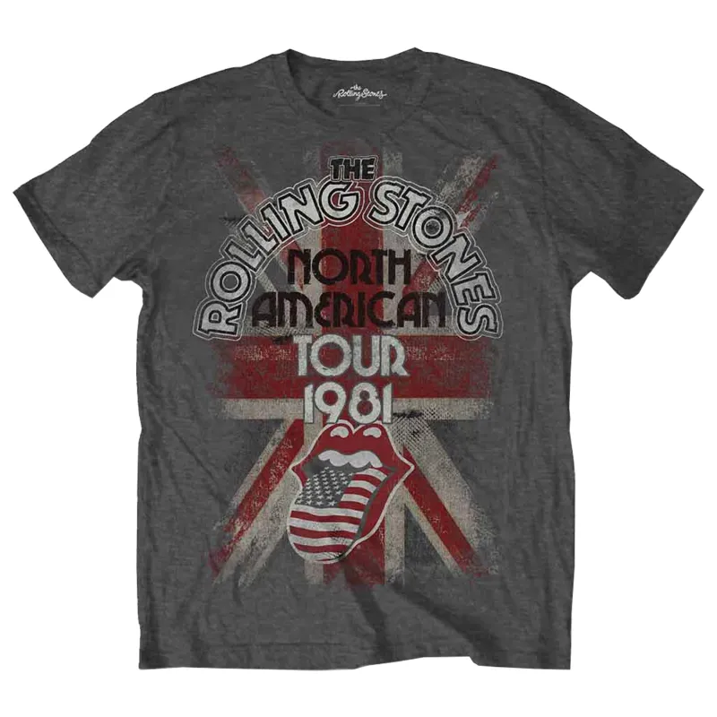 The Rolling Stones North American Tour 1981 T Shirt made by the Rolling Stones