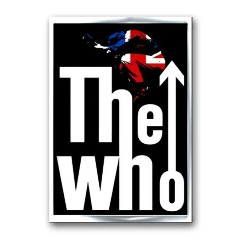 The Who Leap Union Jack Pin Badge sold by Paradiso Clothing