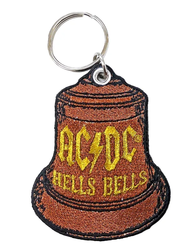 AC/DC Hells Bells Band Logo Keyring Keychain sold by Paradiso Clothing
