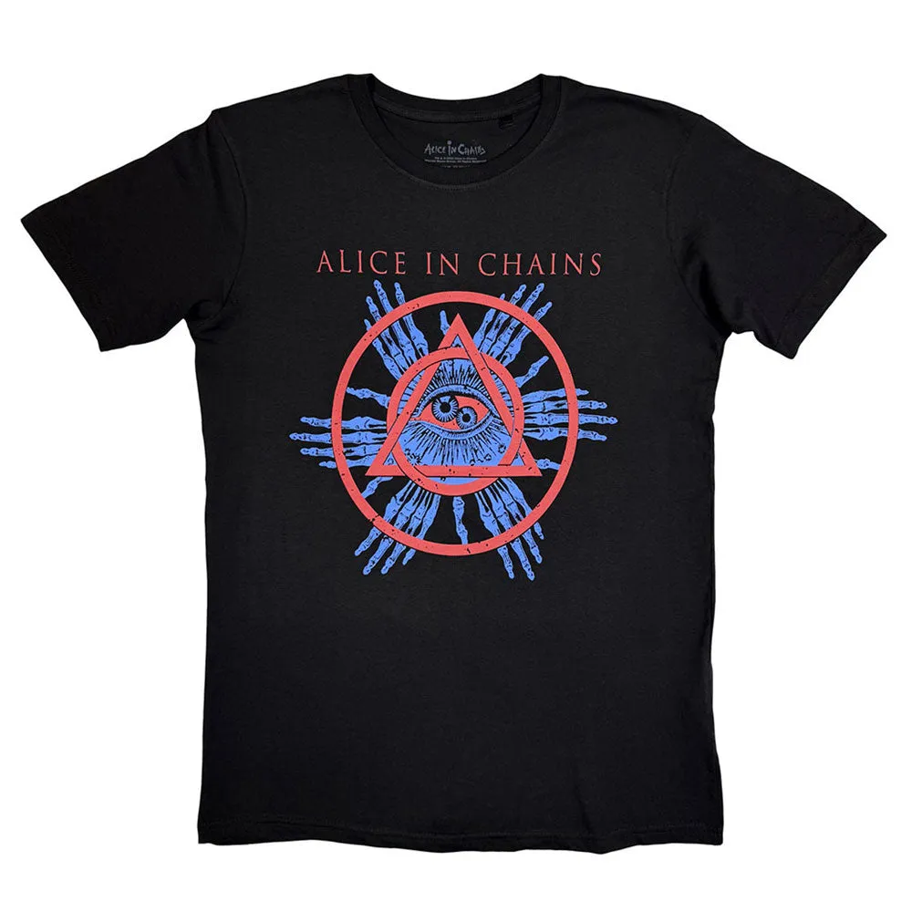 Alice In Chains Circle Triangle T Shirt sold by Paradiso Clothing