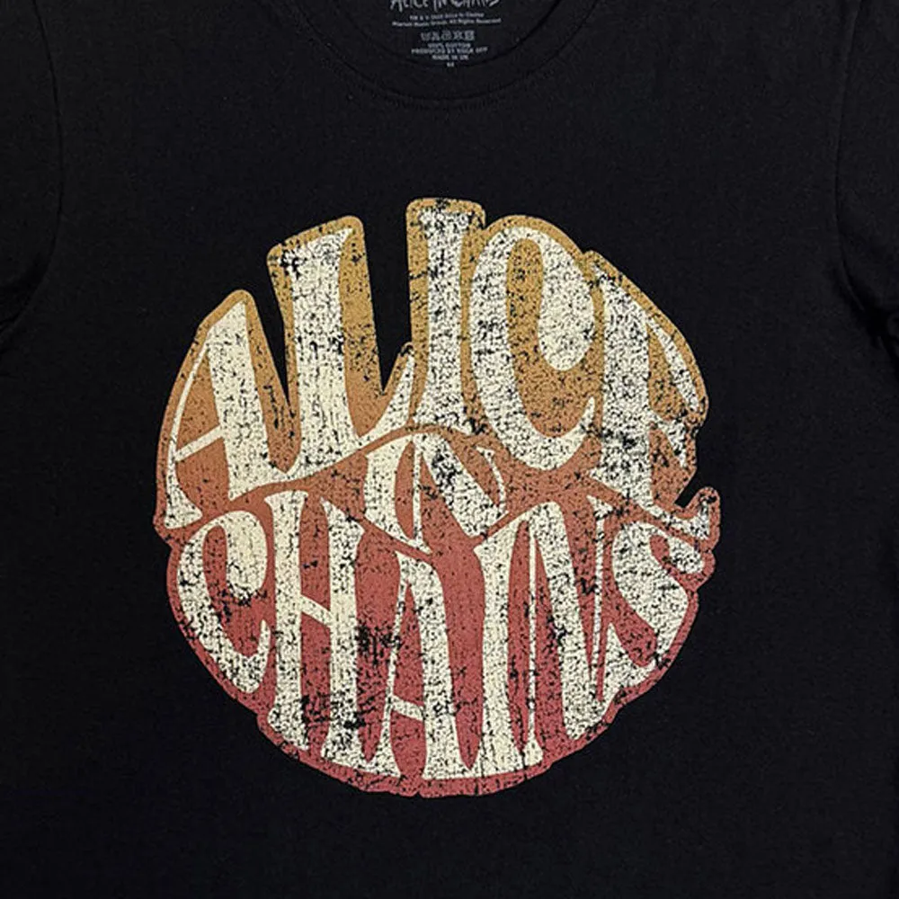 Alice In Chains Gradient Logo T Shirt sold by Paradiso Clothing product image thumbnail 2