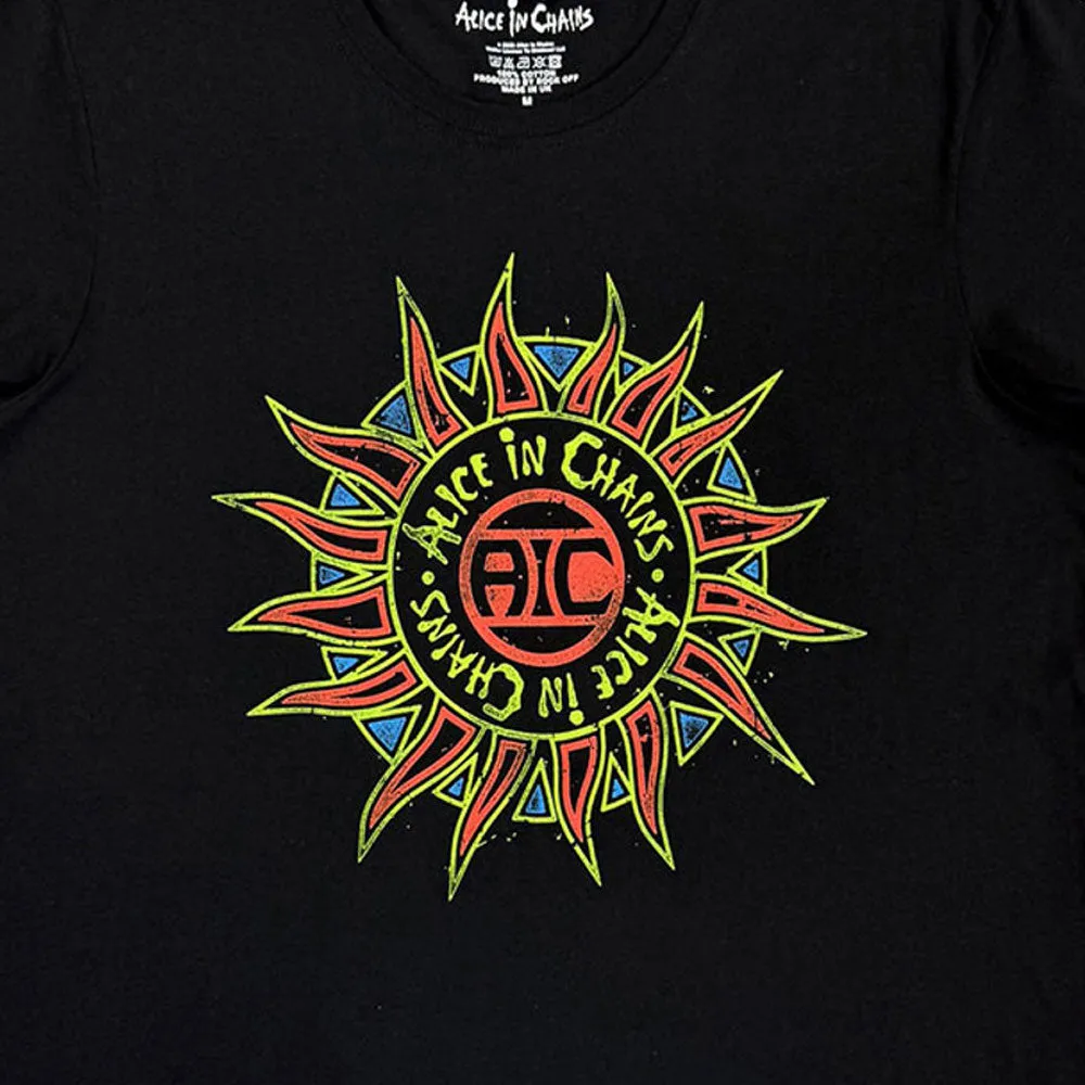 Alice In Chains Sun Band Logo T Shirt sold by Paradiso Clothing product image thumbnail 2