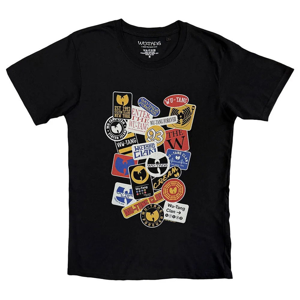 Wu-Tang Clan Badges T Shirt sold by Paradiso Clothing