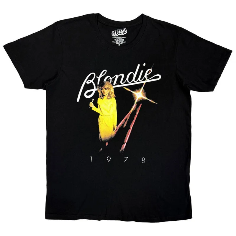 Blondie Yellow Dress 1978 T Shirt sold by Paradiso Clothing