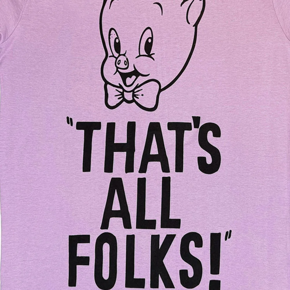 Looney Tunes Thats All Folks T Shirt sold by Paradiso Clothing product image thumbnail 2