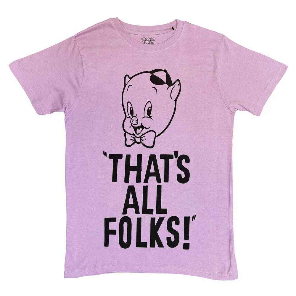 Looney Tunes Thats All Folks T Shirt sold by Paradiso Clothing